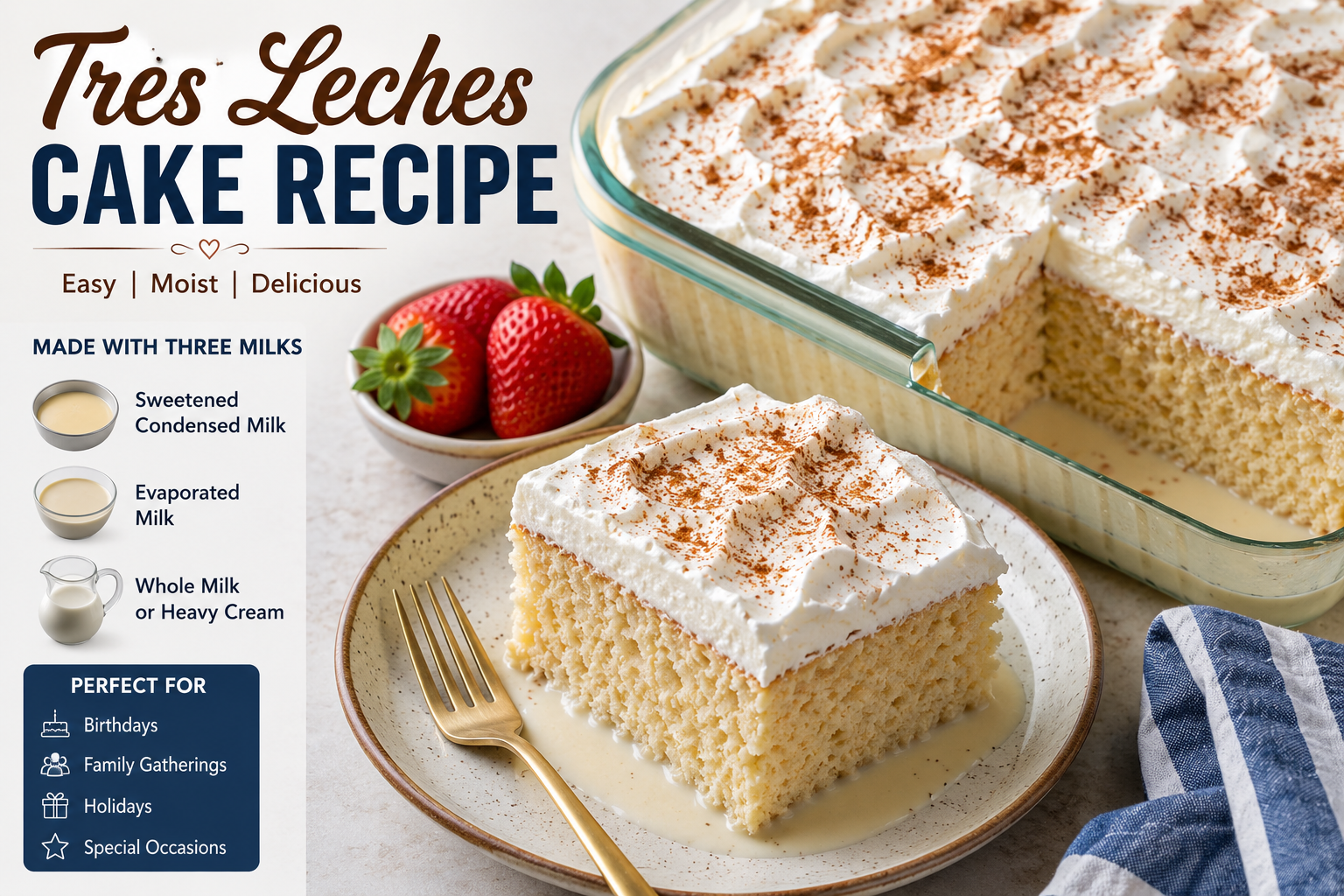 tres leches cake recipe
